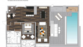 The Amphora Sea View Suite with private pool