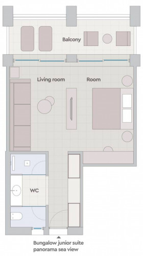 Bungalow Junior Suite - Panorama Sea View