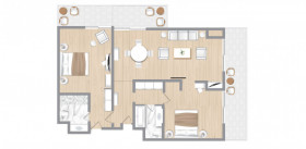 Imperial 2-Bedroom Suite Sea View (128 m²)