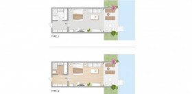 Swim Up Junior Bungalow Suite (32 m²)