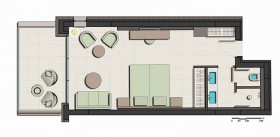 Deluxe Side Sea View Room (37–39 m²)