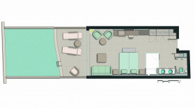 Club Sea View Private Pool Room (37–39 m²)