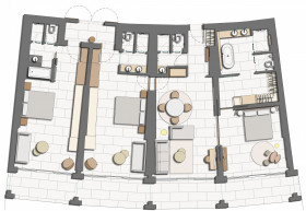 Suite Pool Front Ground Floor (76 m²)