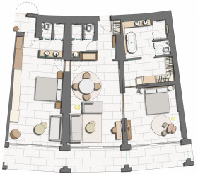 Suite Sea View First Floor (76m²)