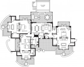 Three-Bedroom Garden Pool Villa (360 m²)