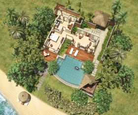 Beachfront Suite Pool Villa (375 m²)