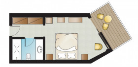 Cozy Retreat with Side Sea View (24 m2)