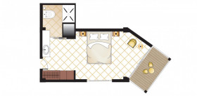 Sapphire Retreat with Sea View (27 m2)