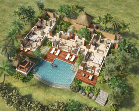 Oceanfront Double Suite Pool Villa (675 m²)