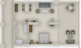 One Bedroom Suite Sea view