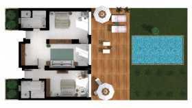 Grand Pavilion Waterfront with Private Pool HLS