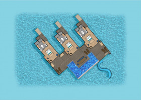 Three Bedroom Lagoon Villa with Pool and Slide