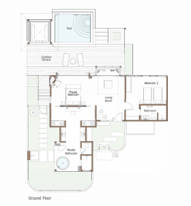 Two-bedroom Beach Suite (131 m2)