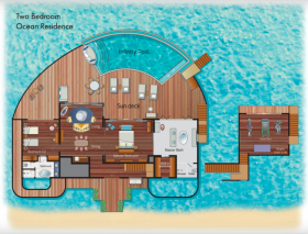 Two Bedroom Ocean Residence with Private Pool