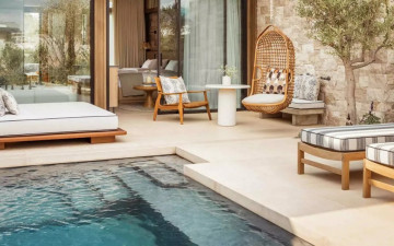 Riviera Bungalow Suite – Seafront (84 m² + exteriér 138 m²)