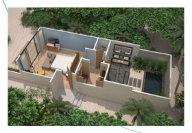 Beach Villa with Garden Pool (82 m²)