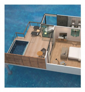 Overwater Villa with Pool (100 m²)