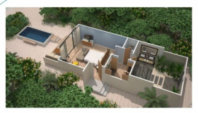 Beach Villa with Pool (82 m²)