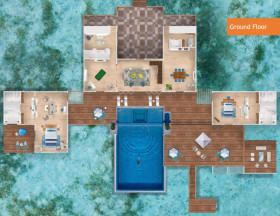 Four Bedroom Ocean Pool Retreat (1 474 m²)