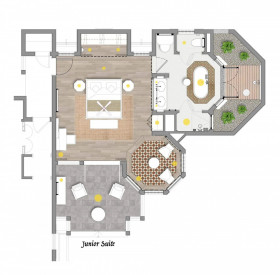 Junior Suite Garden view (81 m²)