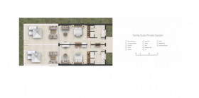 Family Suite Private Garden,Pool View