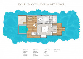 Dolphin Ocean Villa with Pool (124 m2)