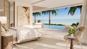 Two Bedroom Residence Private Pool Beach Front (110 m²)