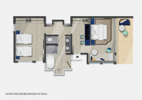 Avani Two Bedroom Beach Villa  (110 m2)