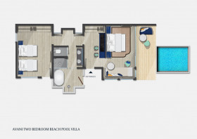 Avani Two Bedroom Beach Pool Villa (131 m2)