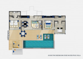 Avani Two Bedroom Overwater Pool Residence (287 m2)