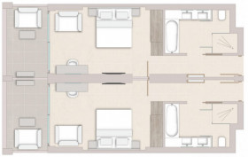 Family Room Pool View (70 m2)