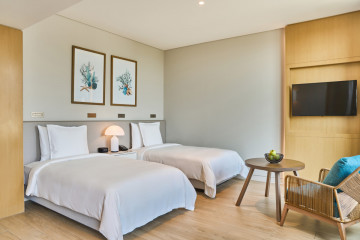 Beachfront Junior Suite With Terrace Twin Bed (52 m²)