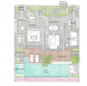 Cliff Pool Villa – Two Bedroom