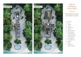 2 Bedroom Crusoe Residence with Pool (330 m2)