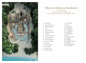 Villa 39 (1427 m2) 4 Bedroom Residence