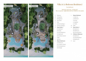 Villa 15 (1557 m2) 4 Bedroom Residence