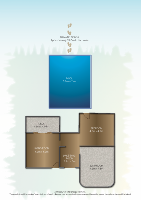 Deluxe Sunset Beach Villa with Pool (190 m², 7 víl)