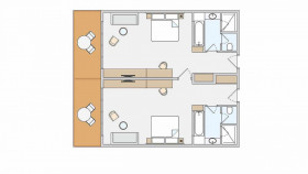 Family Double Room Classic Connecting Door (80 m²) (FAM1)