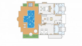 Two Bedroom pool Villa Deluxe (215 m²) (VIL4)