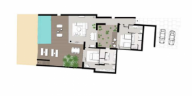 Two Bedroom Beach View Villa