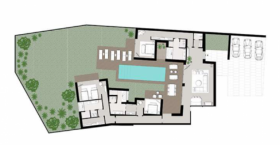 Three Bedroom Skyline View Villa