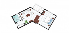 Caramel Maisonette (45 m2)