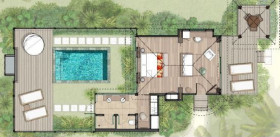 Beach Villa with Pool