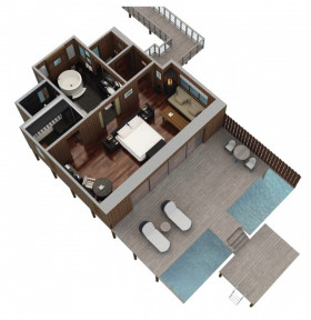 Otemanu View Overwater Pool Villa