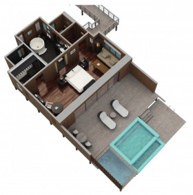 Sunset View Overwater Pool Villa