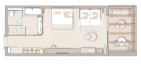 The Collection Junior Suite Sea View (42 m2 + 8 m2 exteriér)