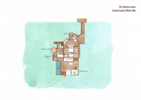 Sunset Laamu Water Villa (108 m2, max. 2 dospelí a 2 deti)