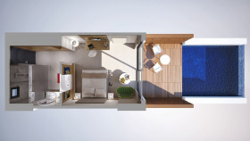 Signature Suite Sea View Individual Pool (44 m2)