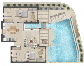 Two Bedroom Sea View Pool Villa (175 m2)