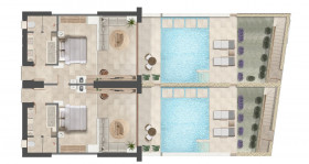 Family Garden View / Sea View Pool Suite (140 m2)